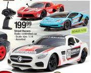 Street Racers Radio Controlled Car Scale Size 1:14-Each