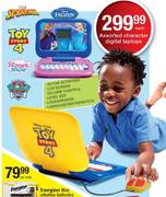 Assorted Character Digital Laptops-Each