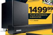 Xceed Pulse Soundbar & Subwoofer-Each