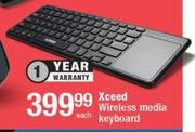 Xceed Wireless Media Keyboard-Each