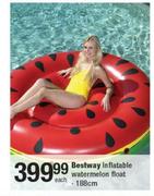Bestway Inflatable Watermelon Float 188cm-Each