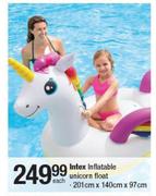 Intex Inflatable Unicorn Float 201cmX140cmX97cm-Each