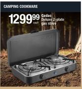 Cadac Deluxe 2-Plate Gas Stove-Each