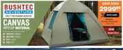 Bushtec Nomad Canvas Tent 3m X 3m-Each