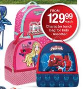 Character Lunch Bag For Kids Assorted-Each