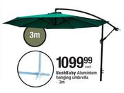 Bush baby Aluminium Hanging Umbrella 3m-Each