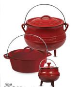 Bush Baby Quarter Enamel Cast Iron Potjies