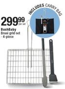 Bush Baby Braai Grid Set 4 Piece-Per Set