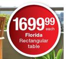 Florida Rectangular Table-Each