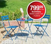 BushBaby Bistro Patio Set 3 Piece-Per Set
