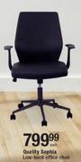 Quality Sophia Low Back Office Chair-Each