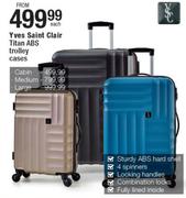 Yves Saint Clair Titan ABS Trolley Cases Large