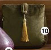 Doorstop With Gold Tassel