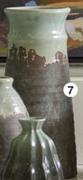 Mint/Brown Tall Vase