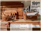 Madera Acacia Wood Cheese Knife And Cutting Board Set