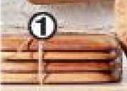 Madera Acacia Wood 4 Piece Coaster Set