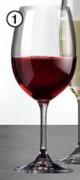 Leona White/ Red Wine Glasses-Per Pack