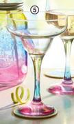 Cotton Candy Margarita Glass-Each 