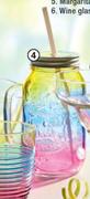 Cotton Candy Cocktail Glass Jar-Each 
