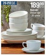 20 Piece Nairobi Dinner Set-Per Set