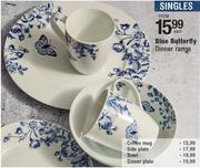 Blue Butterfly Side Plate