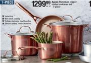 Agean Aluminium Copper Coated Cookware Set 7 Piece-Per Set