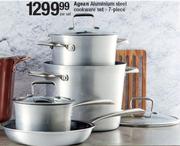 Agean Aluminium Steel Cookware Set 7 Piece-Per Set