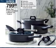 Black Thai Forged Aluminium Cookware Set 6 Piece-Per Set
