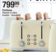 Platium Classic 4-Slice Toaster-Each