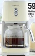 Platinum 1.5Ltr Classic Coffee Maker