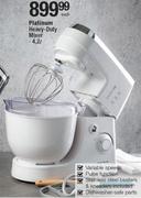 Platinum 4.2Ltr Heavy Duty Mixer