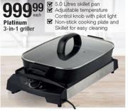 Platinum 3-In-1 Griller