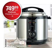 Platinum 6Ltr Pressure Cooker
