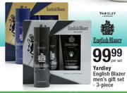 Yardley English Blazer Men's Gift Set 3 Piece-Per Set