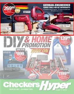 Checkers Hyper : DIY & Home Promotion (23 Jul - 05 Aug 2018), page 1