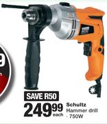 Schultz Hammer Drill 750W-Each