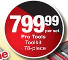 Pro Tools Toolkit 78-Piece-Per Set