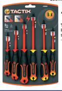 Tactix Insulated Screwdriver Set 6-Piece-Per Set