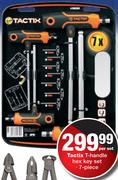 Tactix T-Handle Hex Key Set 7-Piece-Per Set