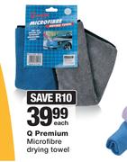 Q Premium Microfibre Drying Towel-Each