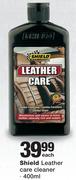 Shield Leather Care Cleaner-400ml Each