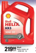 Shell Helix Motor oil 20W 50-5Ltr
