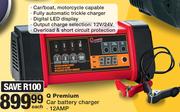 Q premium Car Battery Charger 12Amp
