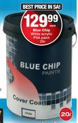 Blue Chip White Acrylic PVA Paint-20Ltr Each