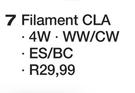 Lumaglo Globe Filament CLA WW/CW, ES/BC-4W
