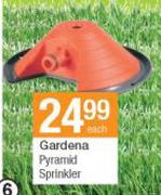 Gardena Pyramid Sprinkler-Each