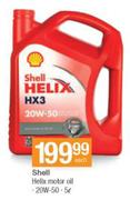 Shell Helix Motor Oil 20W-50-5Ltr Each