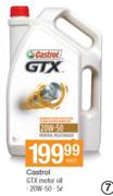 Castrol GTX Motor Oil 20W-50-5Ltr Each