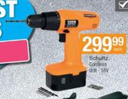 Schultz Cordless Drill 18V-Each