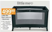 Little Me Basic Camp Cot Black/Navy-Each